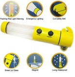 Emergency Flashlight with Hammer and beacon