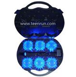 Blue Rechargeable Water Proof LED Warning Light